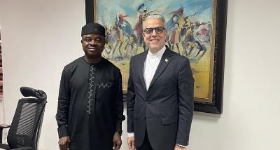Meeting of the Ambassador of the I. R. of Iran with the Director of International Organizations of Ministry of Foreign Affairs of Nigeria